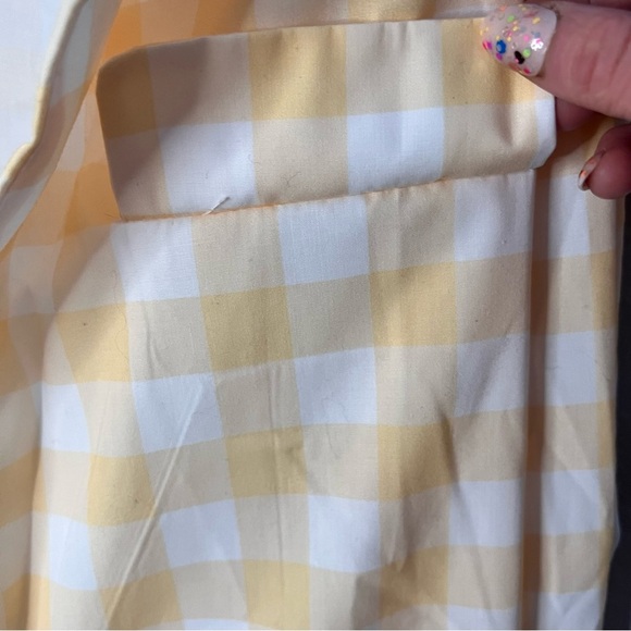 SHEIN Women's | Yellow & White Gigham Single-Breasted Blazer, sz m NWoT - Picture 5 of 16